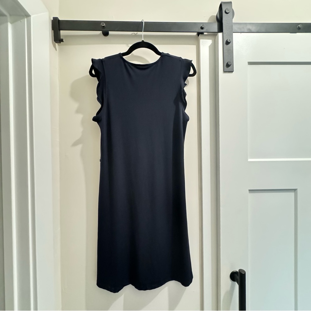 H&M | Sleeve-less Dress | Navy - Picture 2 of 3